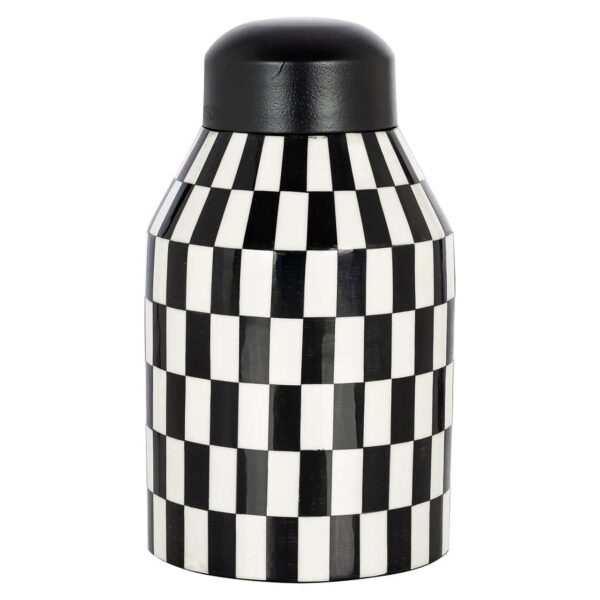 Jar Malou small (Black/white)