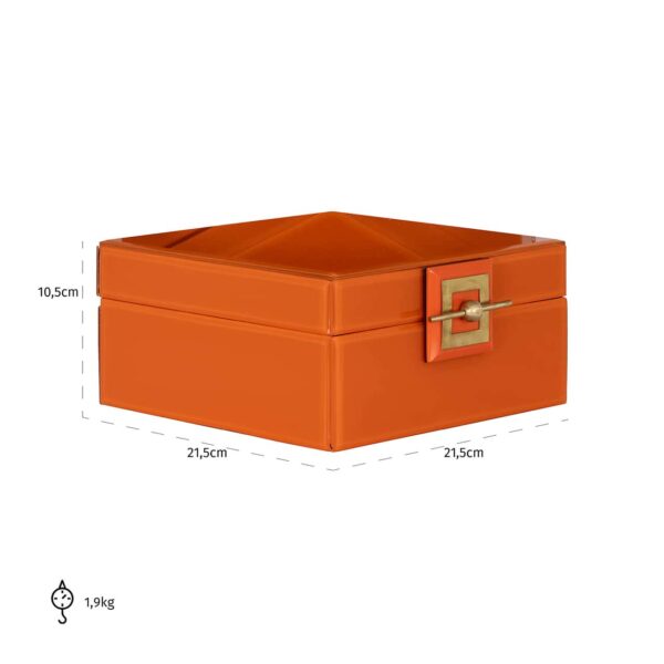 Jewellery Box Bodine orange big