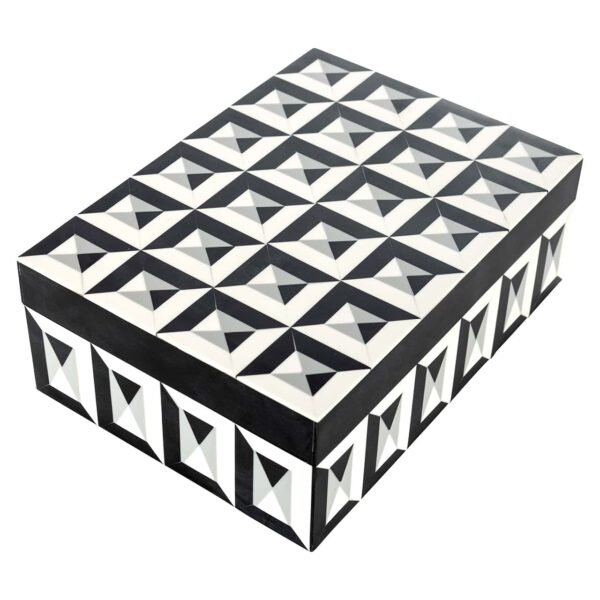 Jewellery Box Licia Big (Black/white)