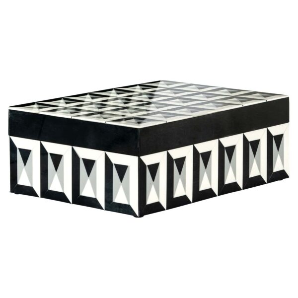 Jewellery Box Licia Big (Black/white)