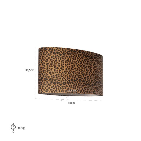 Lampshade Ollie ovale (Donna-21056-Ollie 8014 Brown)