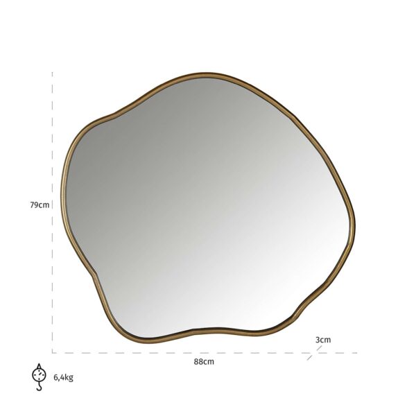 Mirror Allyson (Brushed Gold)