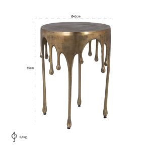 Side table Carly (Brushed Gold)