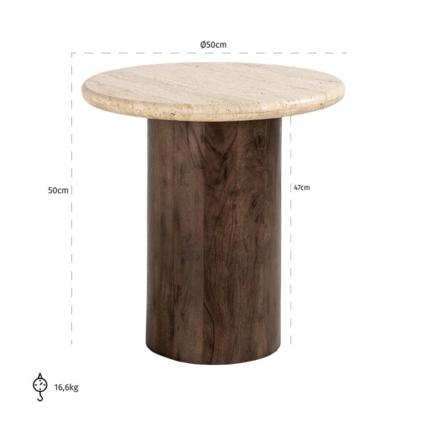 Side table Douglas 50Ø