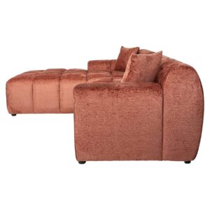 Sofa Cube 3 seater + lounge left (Fusion 92 Blush)