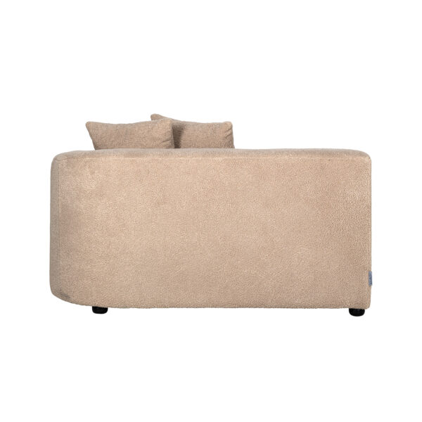 Sofa Grayson arm right  sand furry | fully upholstered left (Himalaya 902 sand furry)