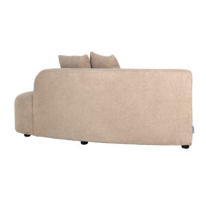 Sofa Grayson ottoman right sand furry|fully upholstered left (Himalaya 902 sand furry)