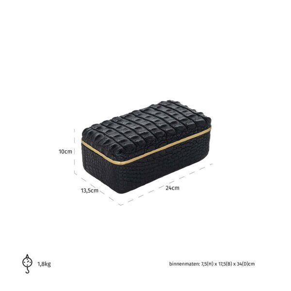 Storage box Cobe black small (Black)