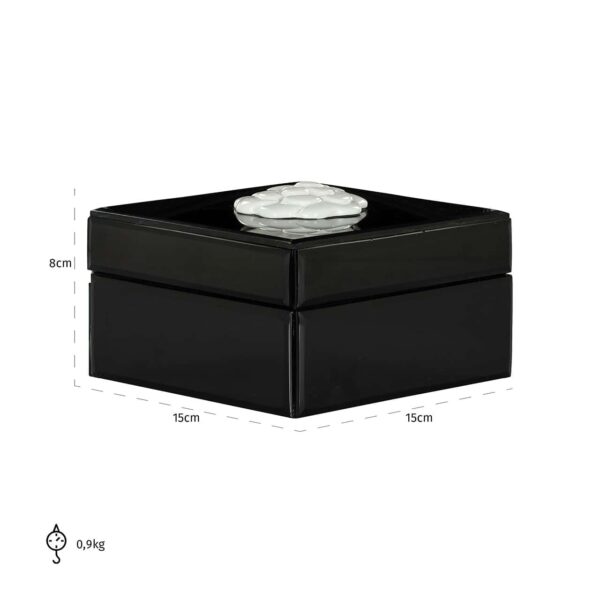 Storage Box Lune (Black/white)