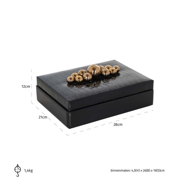 Storage box Nina big (Black)