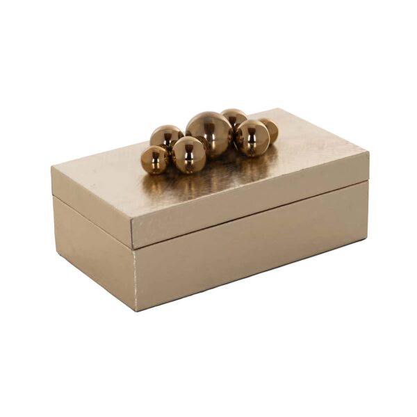 Storage box Norah (Gold)