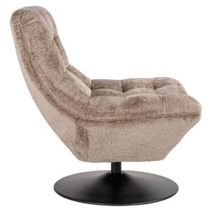Swivel chair Sydney taupe chenille (Bergen 104 taupe chenille)