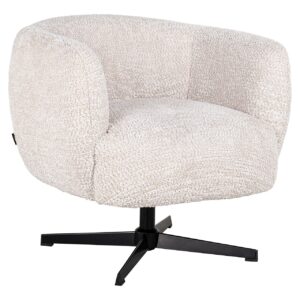Swivel easy chair Estelle (Be Lovely 11 Cream)