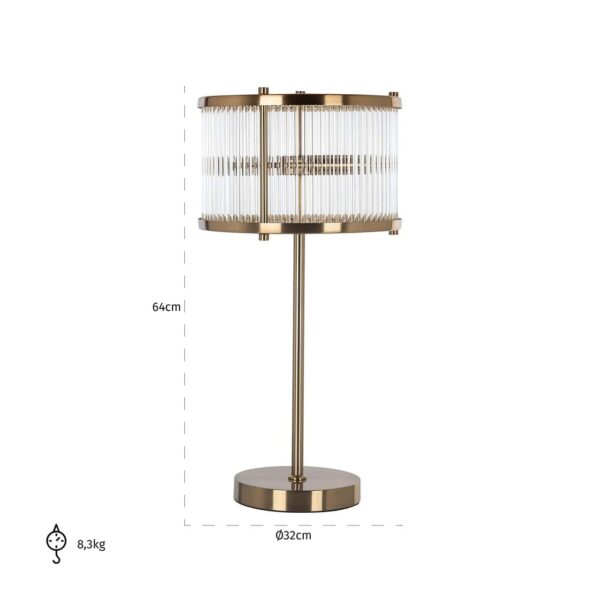 Table lamp Loiza (Brushed Gold)