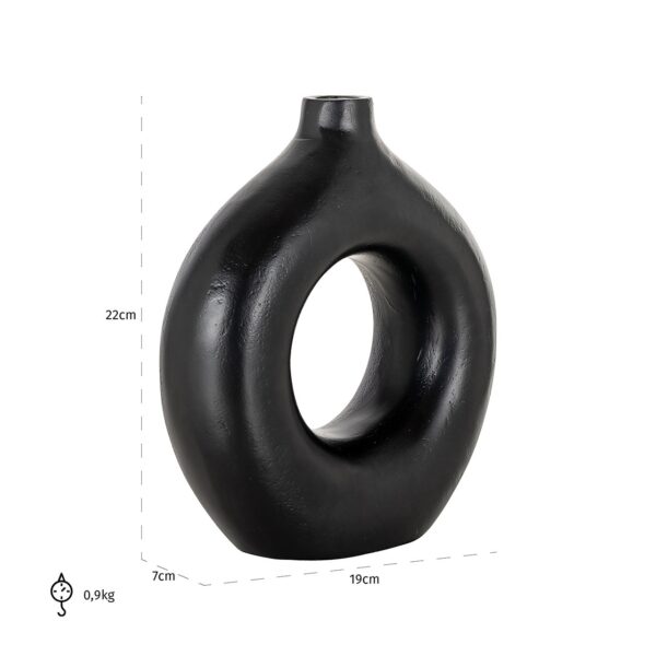 Vase Felice black (Black)