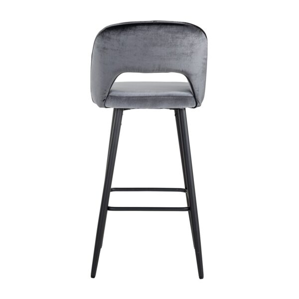 Bar stool Luna Antraciet (Emerald 806 Antraciet)