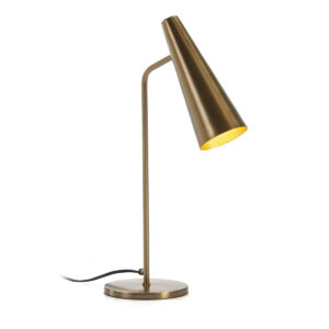 Lámpara de Sobremesa 26x14x46 Metal Dorado