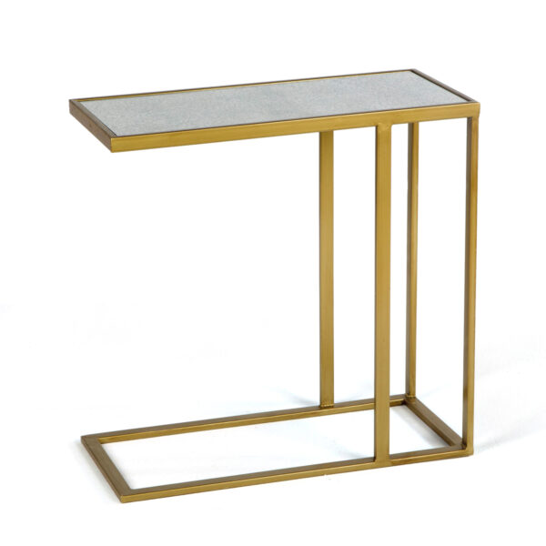 Mesa Auxiliar 63x28x61 Metal Oro