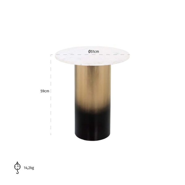 Side table Alfie (Gold)