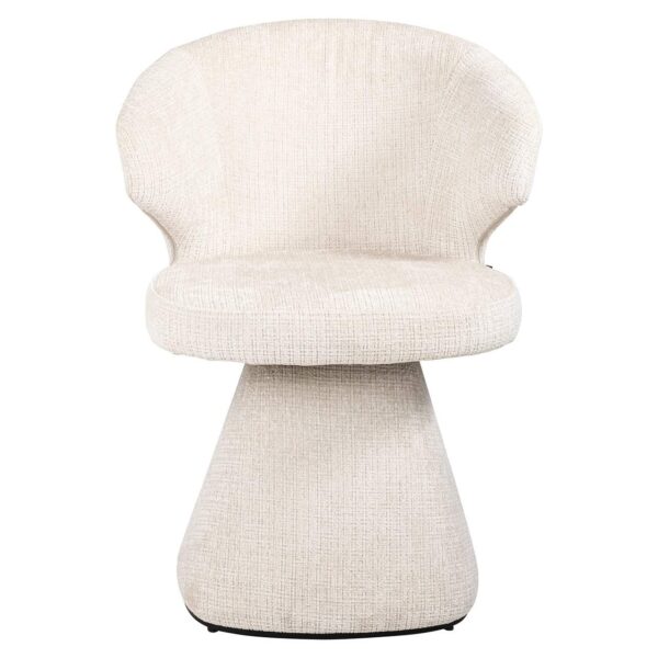 Arm chair Gatsbi beige chenille fire retardant (Niagara 902 beige)
