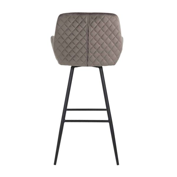 Bar stool Linsey swivel stone velvet (Quartz Stone 101)