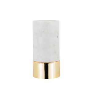 Candle holder Morton marble small (Gold)