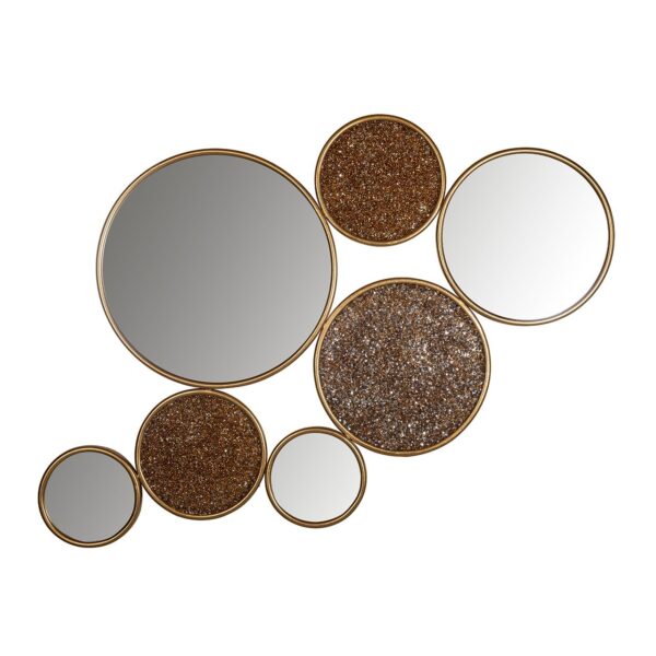 Mirror Isaiha with 4 round mirrors big (Gold)