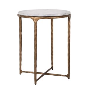 Side table Steel Smith brass 50Ø (Brushed Gold)