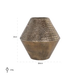 Vase Danic small (Gold)