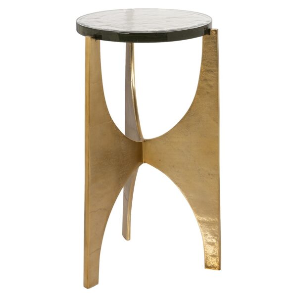 End table Avery with glass top