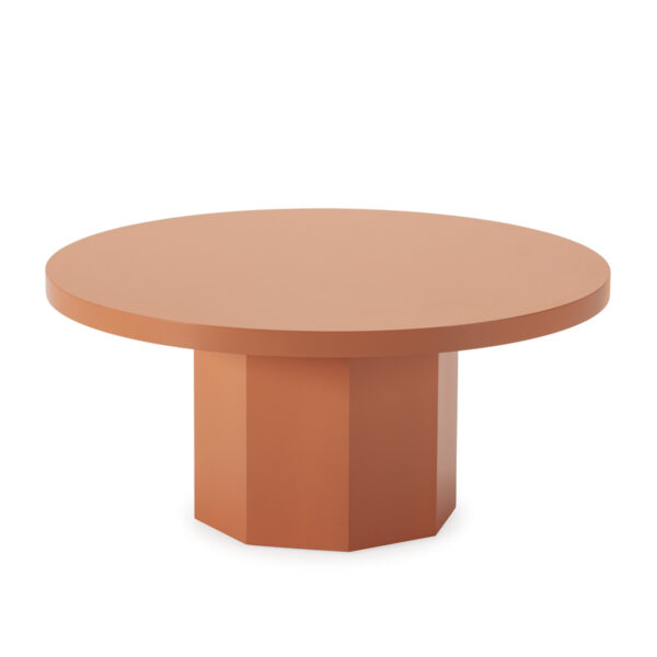 Mesa de Centro 90x90x90 Madera -- Terracota