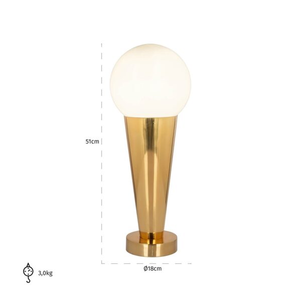 Table lamp Cone (Gold)