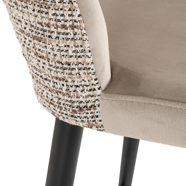 Bar stool Tabitha trendy nature / quartz khaki (Be Trendy 01 Nature)