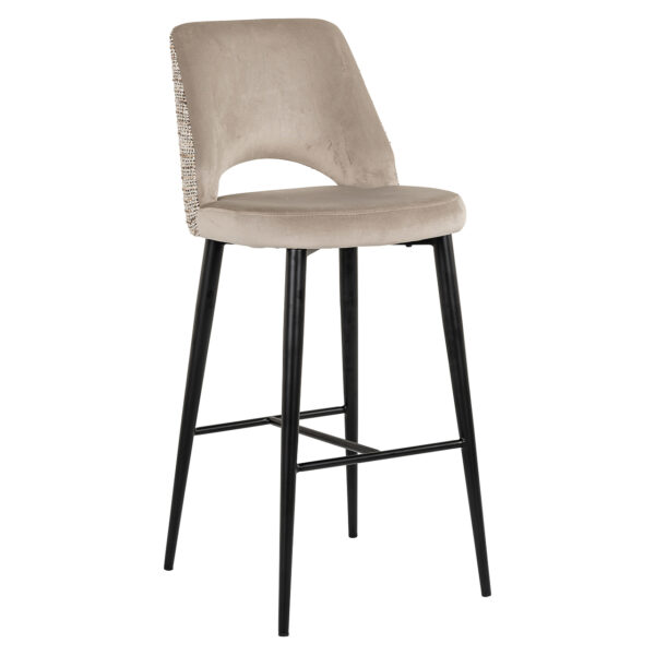 Bar stool Tabitha trendy nature / quartz khaki (Be Trendy 01 Nature)