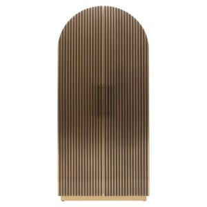 Cabinet Les Arcs 2-doors (Brushed Gold)