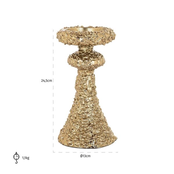 Candle holder July small (Gold)