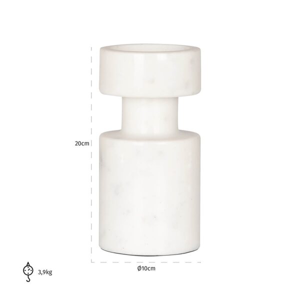 Candle holder Melle small (White)