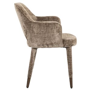 Chair Donnatella stone chenille fire retardant (Niagara 104 Stone Chenille)