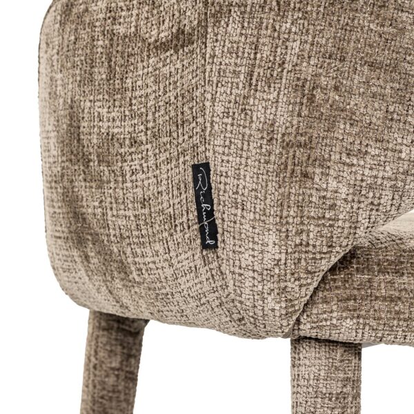 Chair Donnatella stone chenille fire retardant (Niagara 104 Stone Chenille)