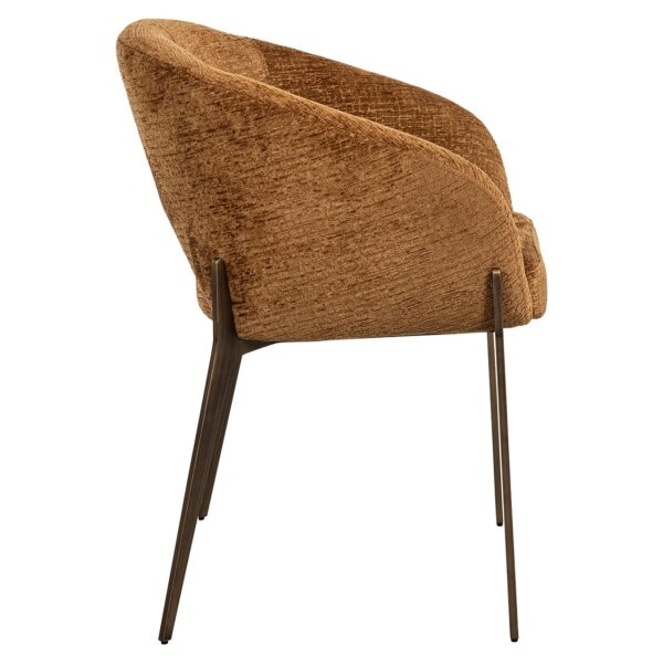 Chair Kenzi cognac fusion (Fusion cognac 28)