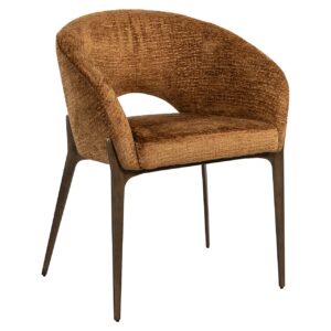 Chair Kenzi cognac fusion (Fusion cognac 28)