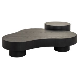 Coffee table Bogor set of 2 dark coffee (Dark coffee)