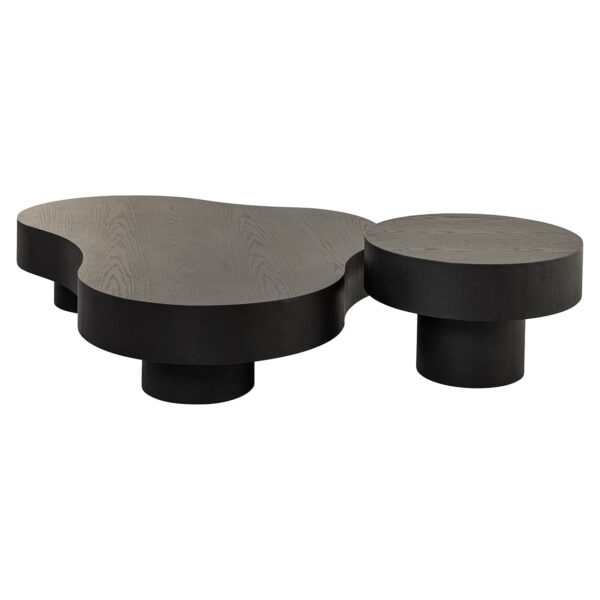 Coffee table Bogor set of 2 dark coffee (Dark coffee)