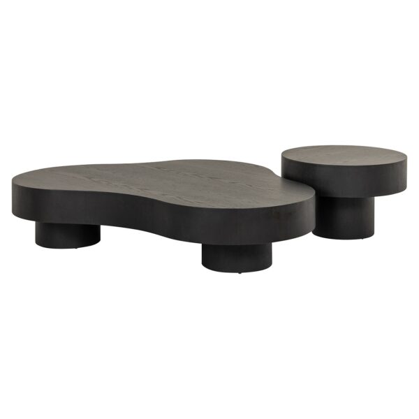 Coffee table Bogor set of 2 dark coffee (Dark coffee)