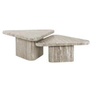 Coffee table Dwayne set of 2 (White)