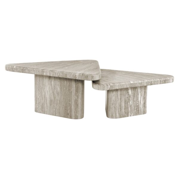 Coffee table Dwayne set of 2 (White)