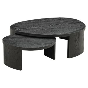 Coffee table Navarino set of 2 (Dark coffee)