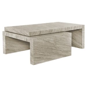 Coffee table Novaz set of 2 (White)