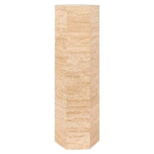 Column Vespin natural beige travertine (Beige)