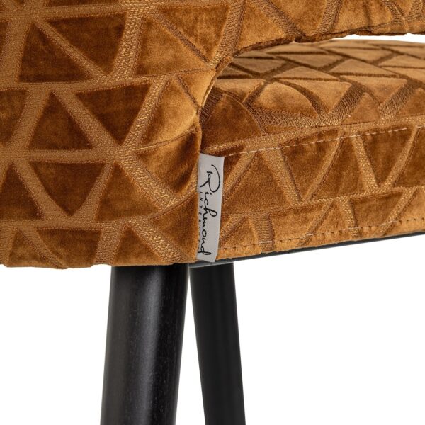 Counter stool Indigo gold triangle (Triangle 2013 old gold)